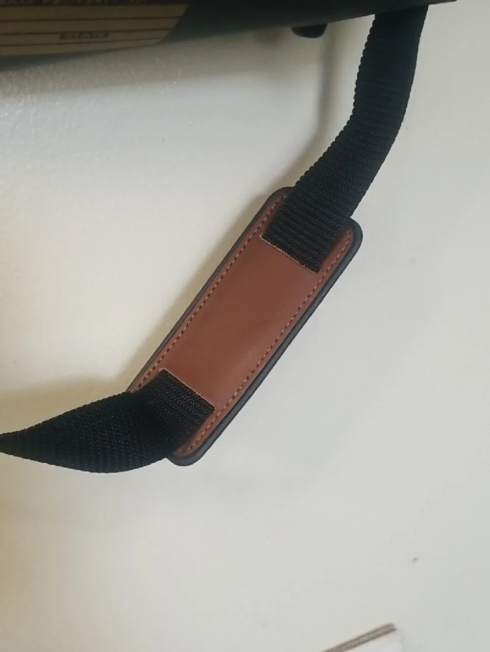Black Men's Travel Tote Bag with Gold Logo